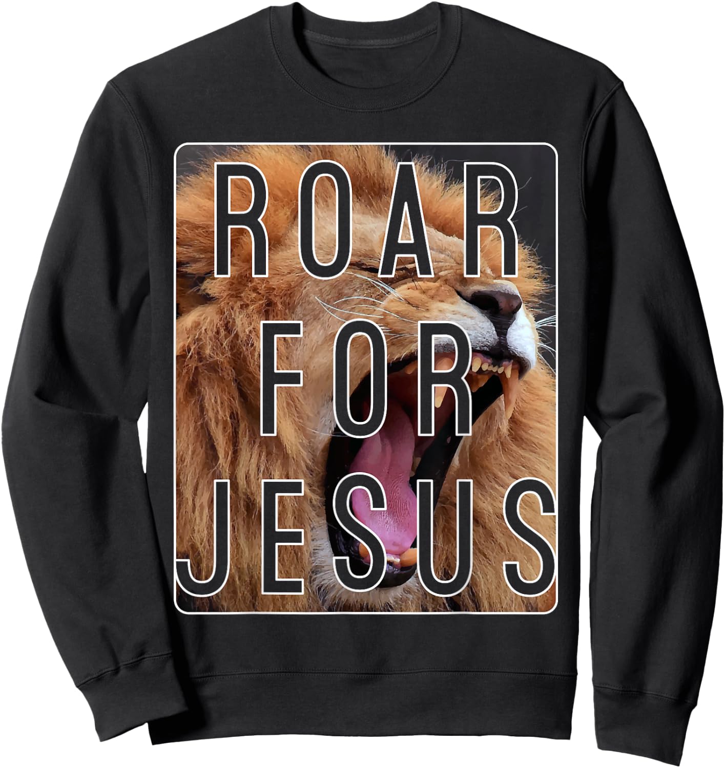 Vacation Bible School Shirt Wild About VBS Roar For Jesus Sweatshirt - Sweatshirt | Black