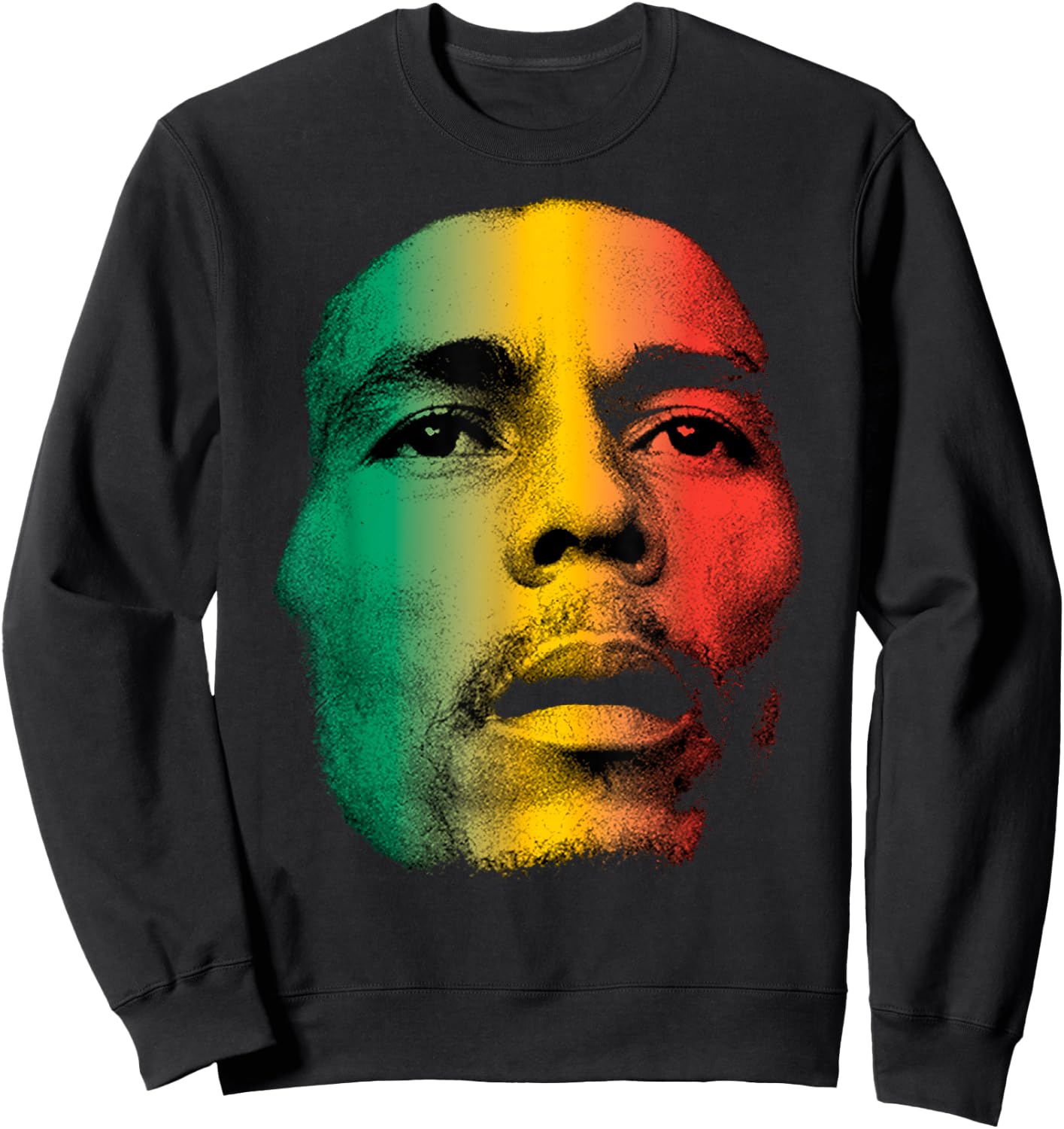 Bob Marley Face Sweatshirt - Sweatshirt | Black