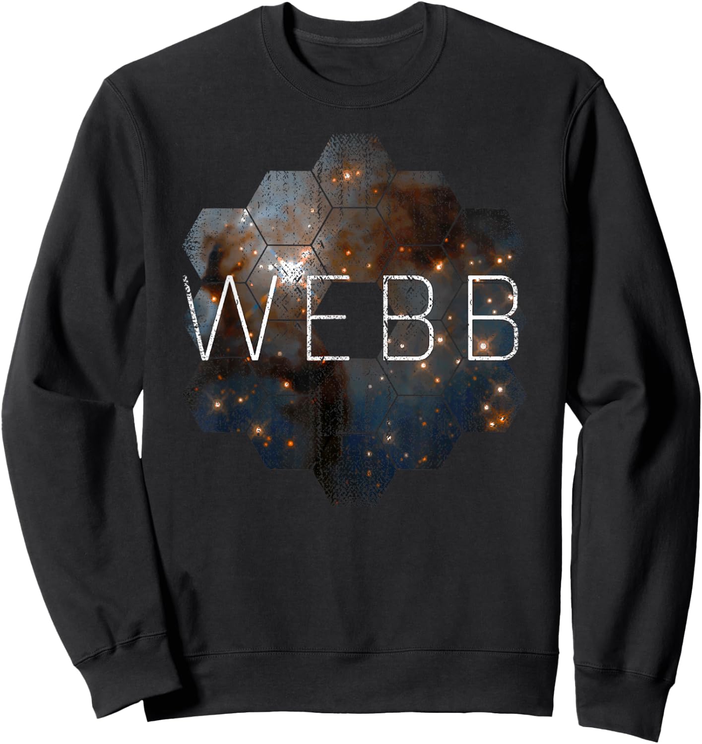 James Webb Telescope Space Observatory 2021 Universe Sweatshirt - Sweatshirt | Black