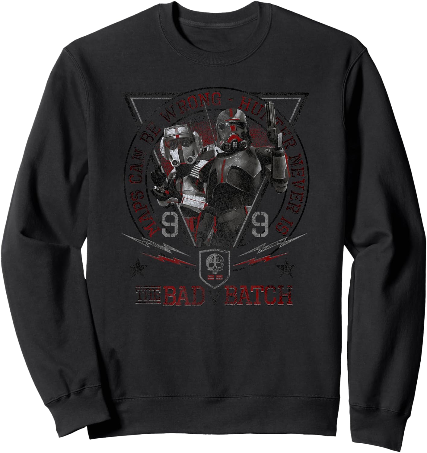 Star Wars: The Bad Batch Tech Hunter Maps Can Be Wrong Sweatshirt - Sweatshirt | Black