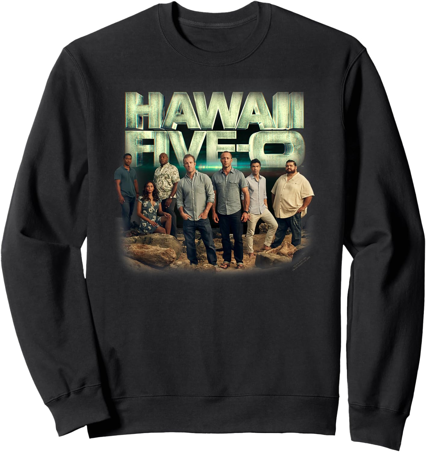 Hawaii Five-O Cast Sweatshirt - Sweatshirt | Black