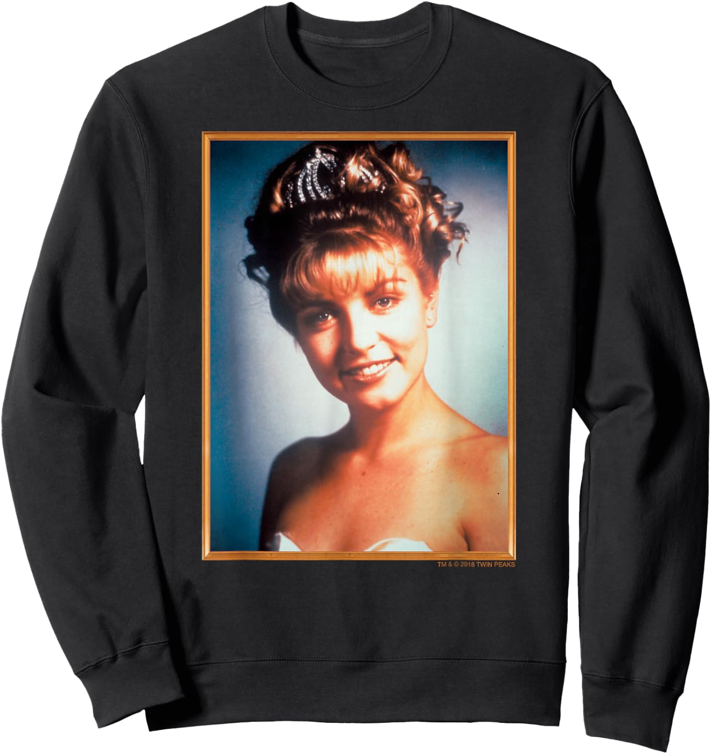 Twin Peaks Laura Palmer Yearbook Portrait Graphic Sweatshirt - Sweatshirt | Black