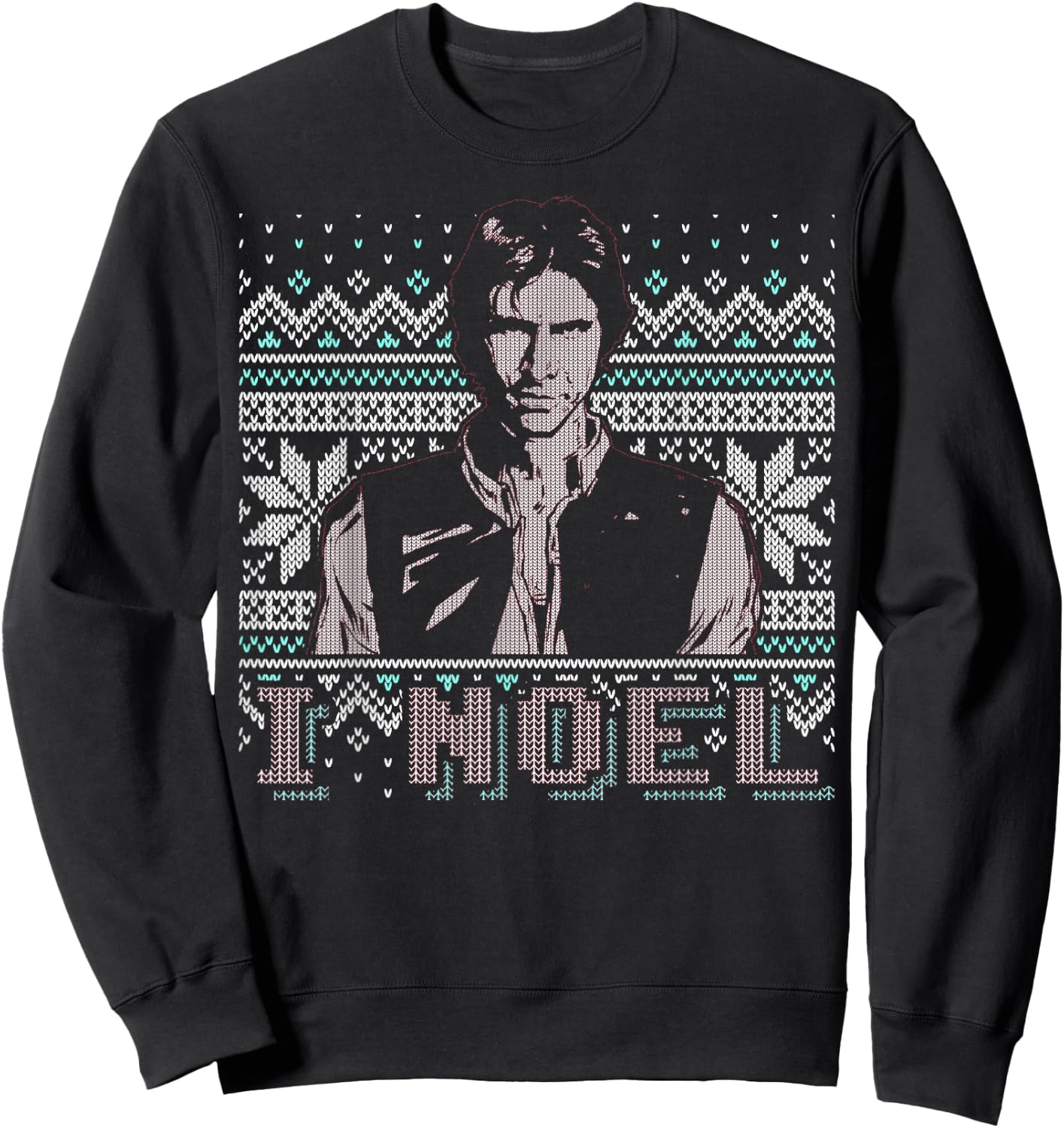 Star Wars I Noel Han Solo Holiday Humor Christmas Sweatshirt - Sweatshirt | Black