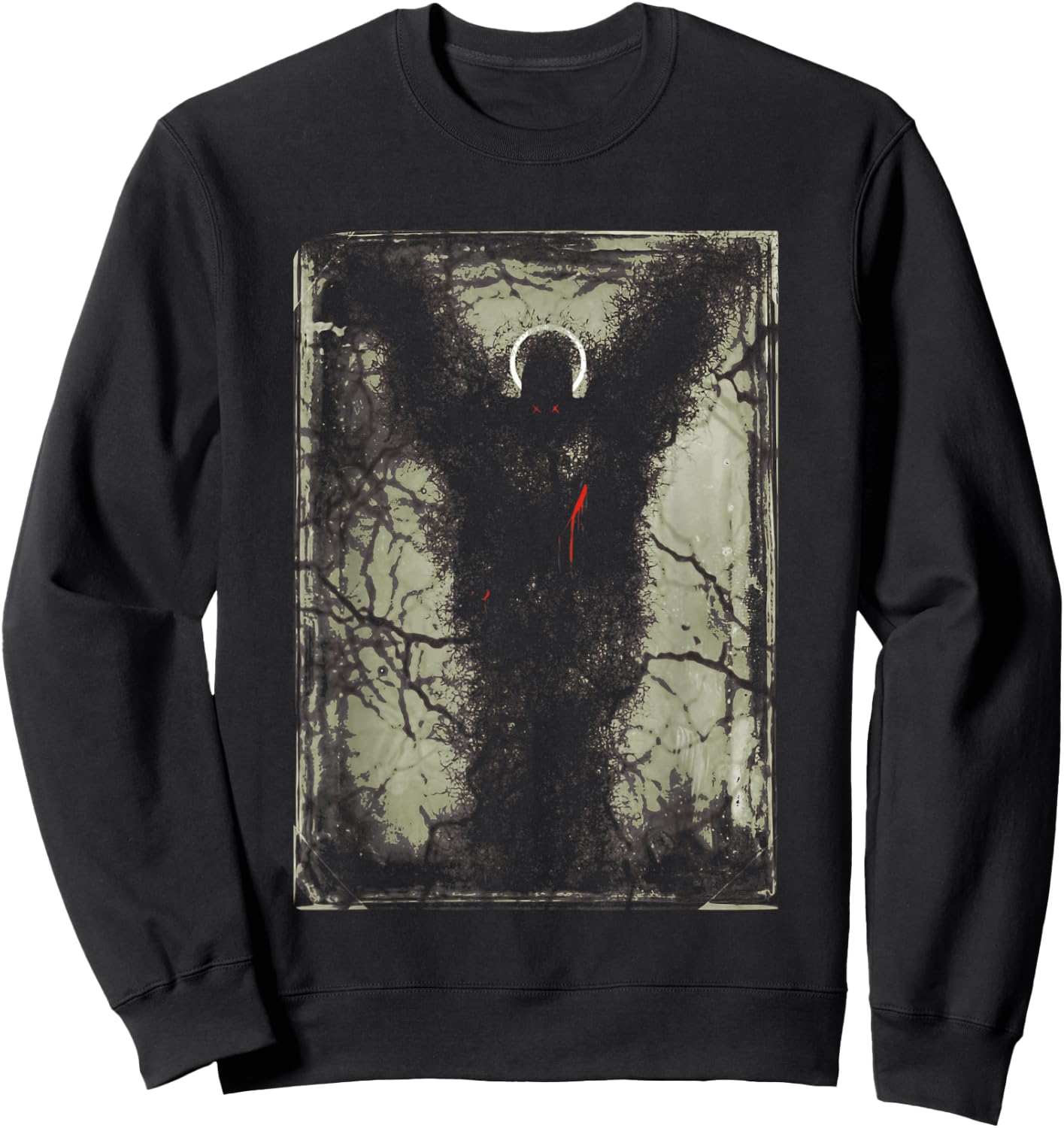 Gothic Arts Dark Angel Goth Sweatshirt - Sweatshirt | Black