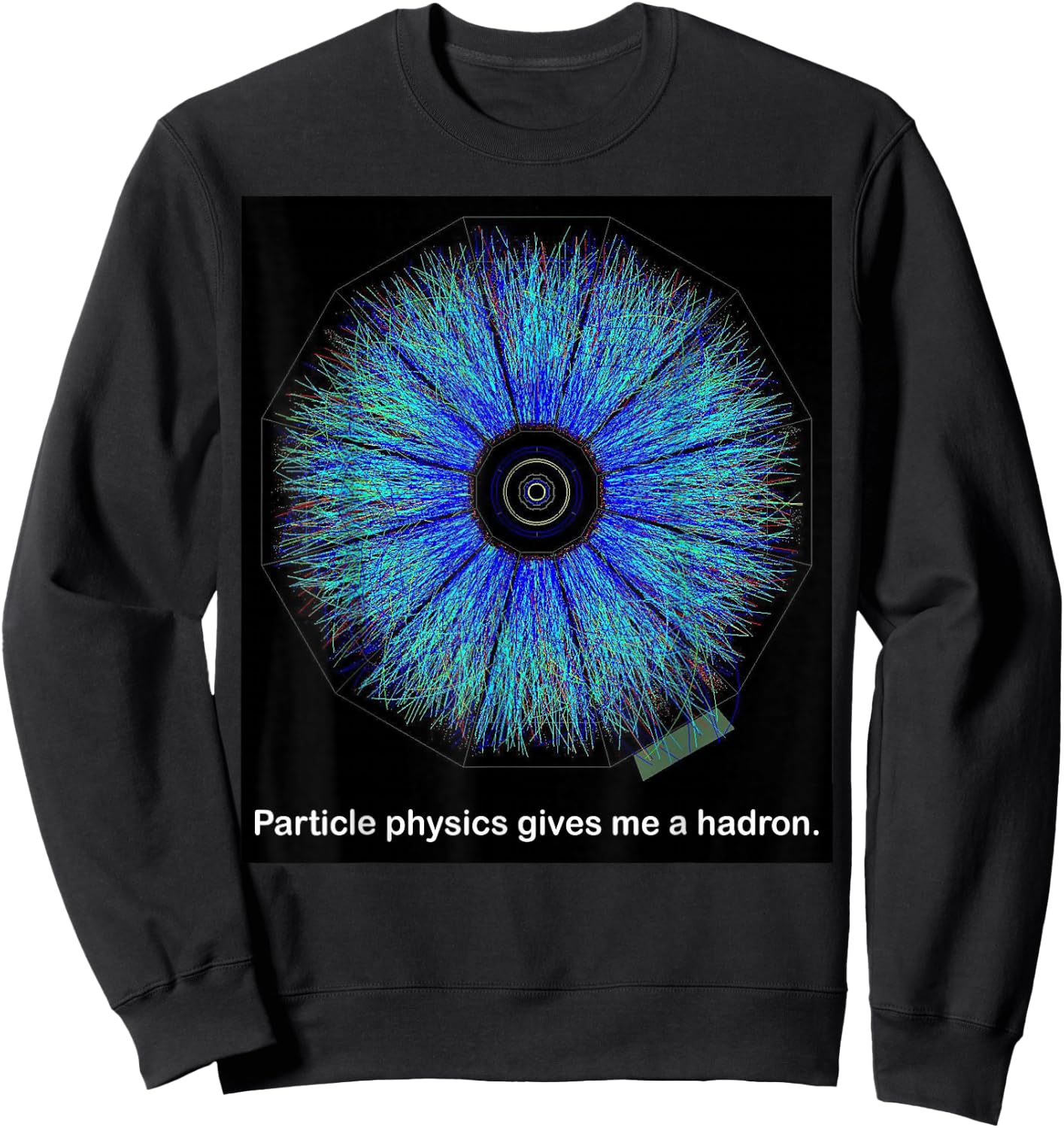 Particle Physics Gives Me A Hadron Funny Science Sweatshirt - Sweatshirt | Black