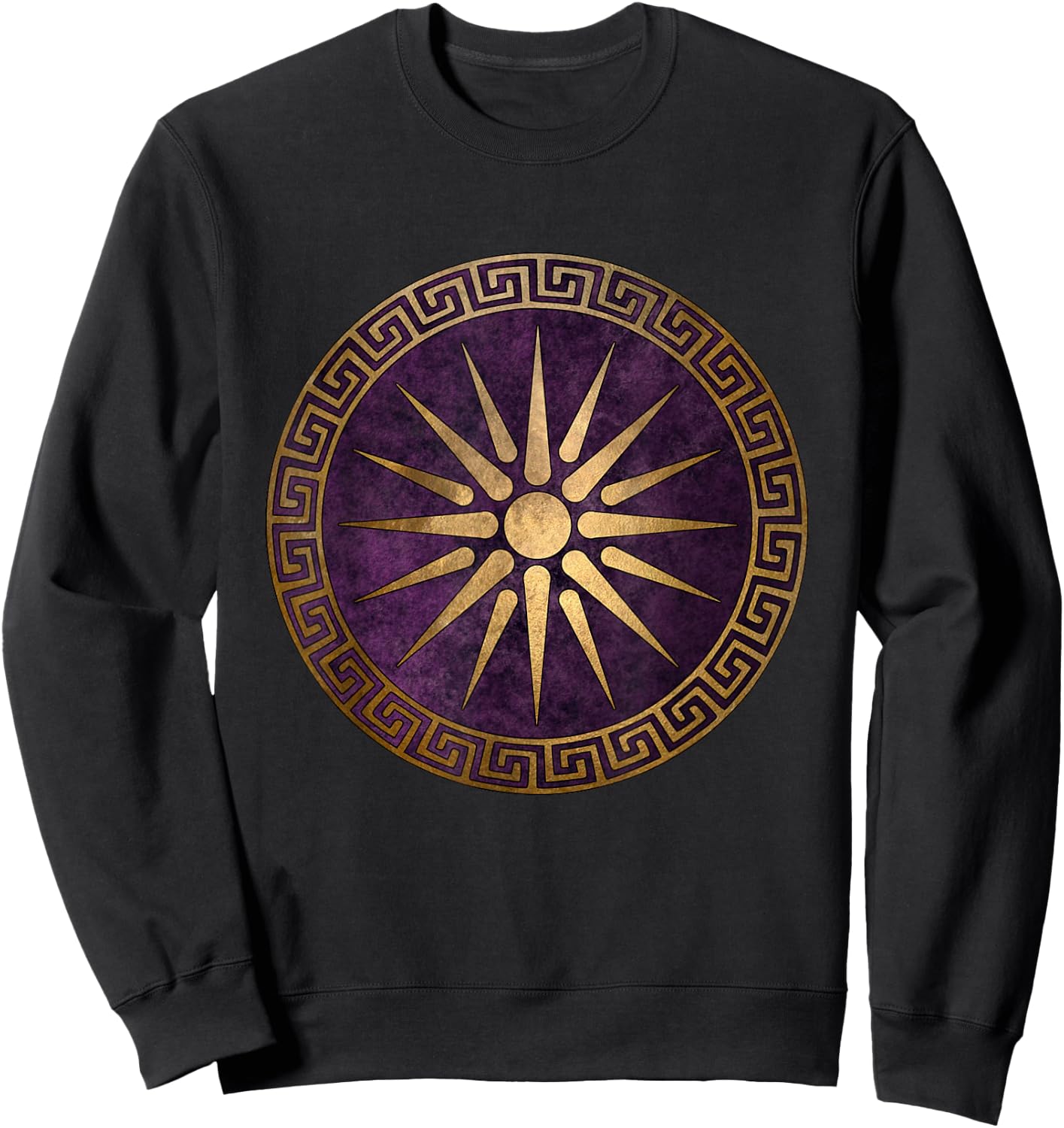 Macedonian Ancient Greek Sign Alexander the Sweatshirt - Sweatshirt | Black