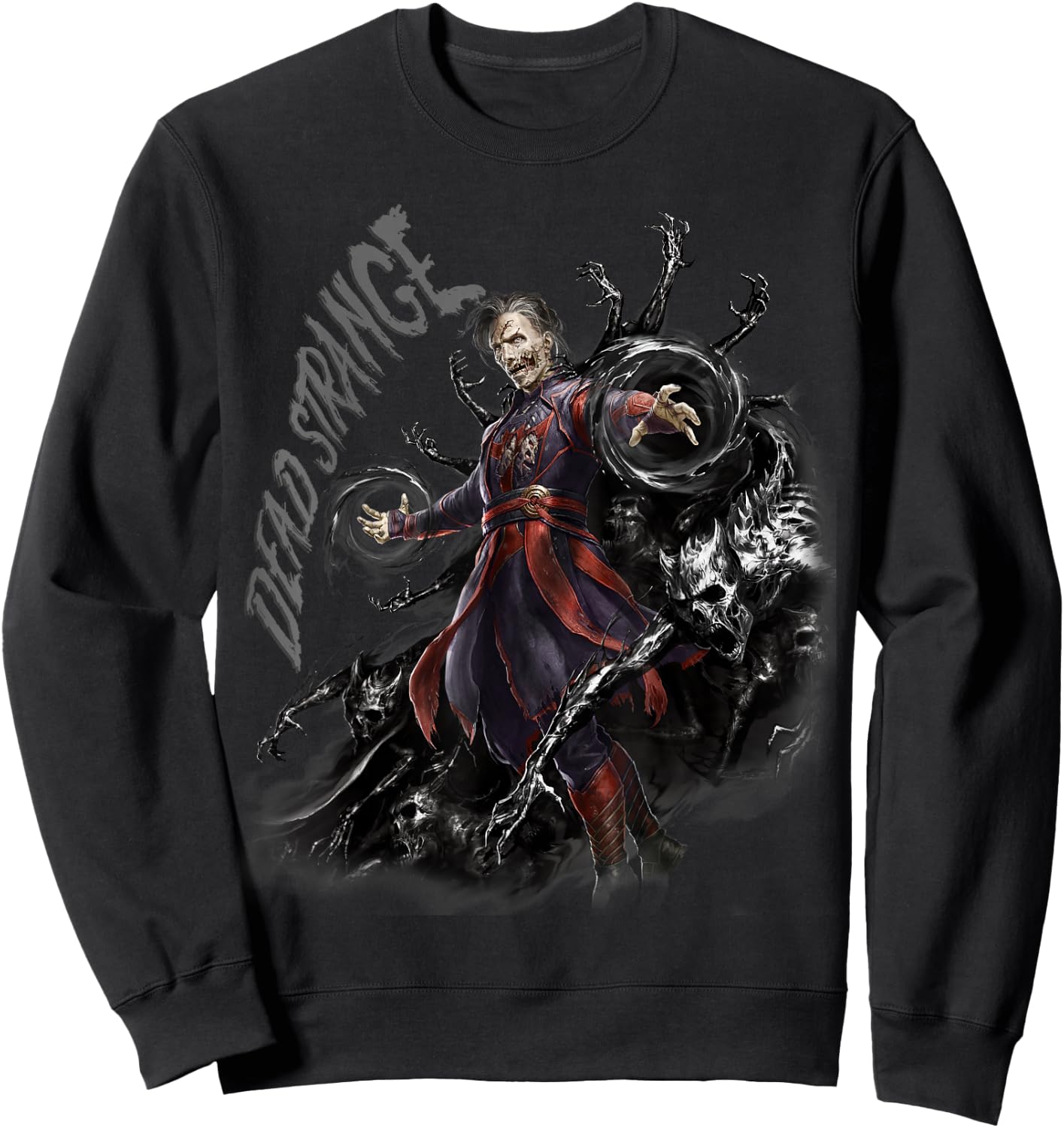 Marvel Doctor Strange Multiverse of Madness the Dead Strange Sweatshirt - Sweatshirt | Black