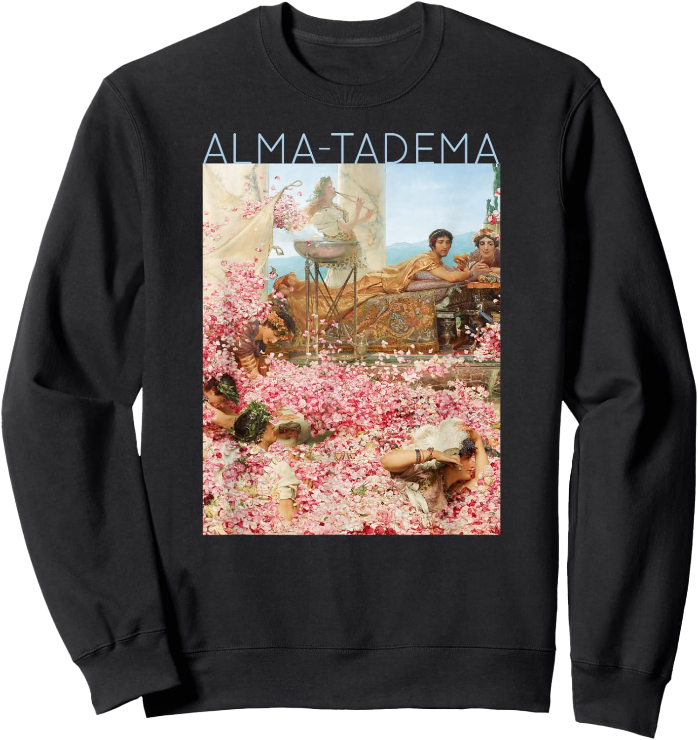 Lawrence Alma-Tadema The Roses of Heliogabalus #2 - Spring Sweatshirt - Sweatshirt | Black