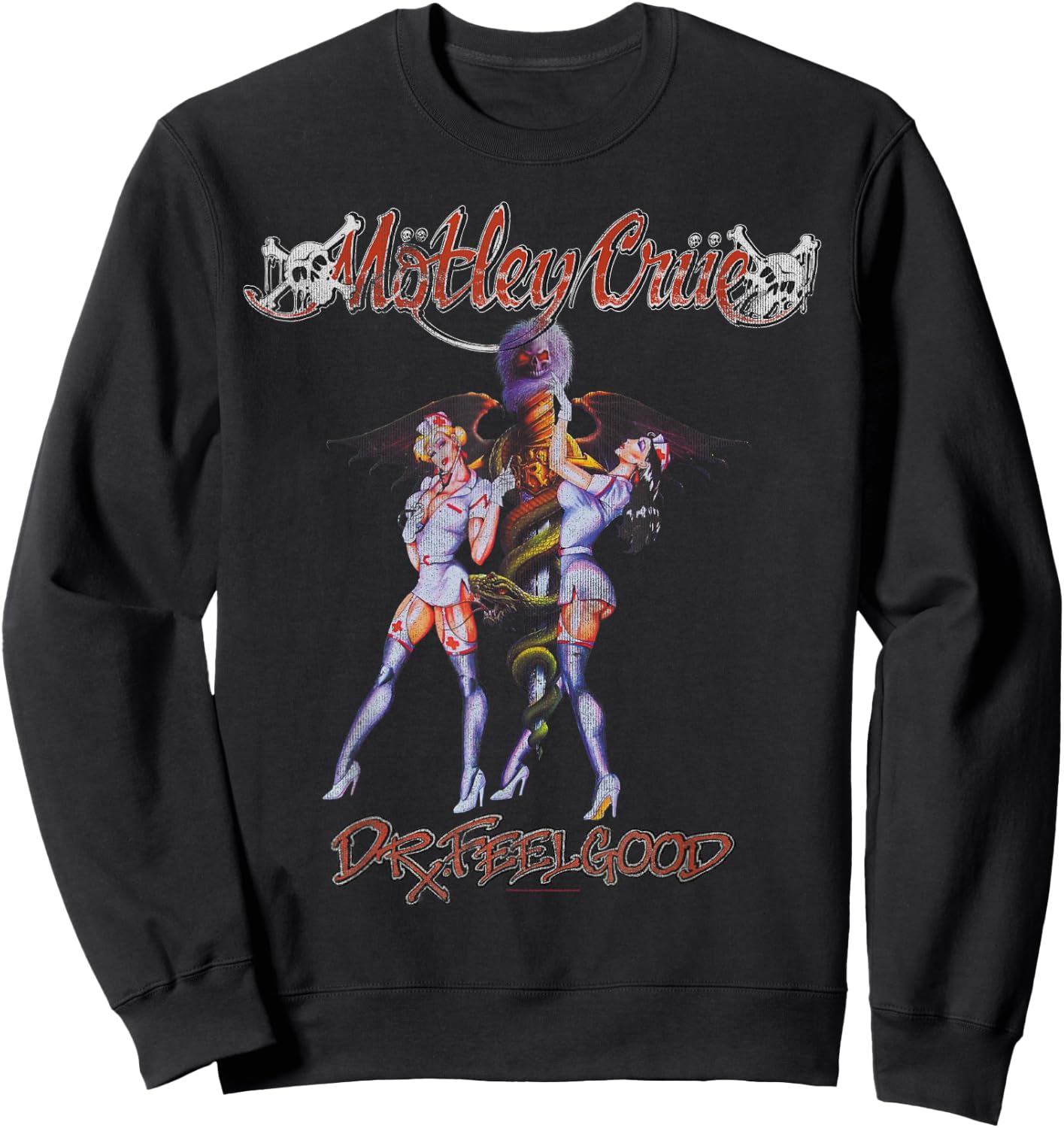 Mötley Crüe - Dr. Feelgood Sweatshirt - Sweatshirt | Black