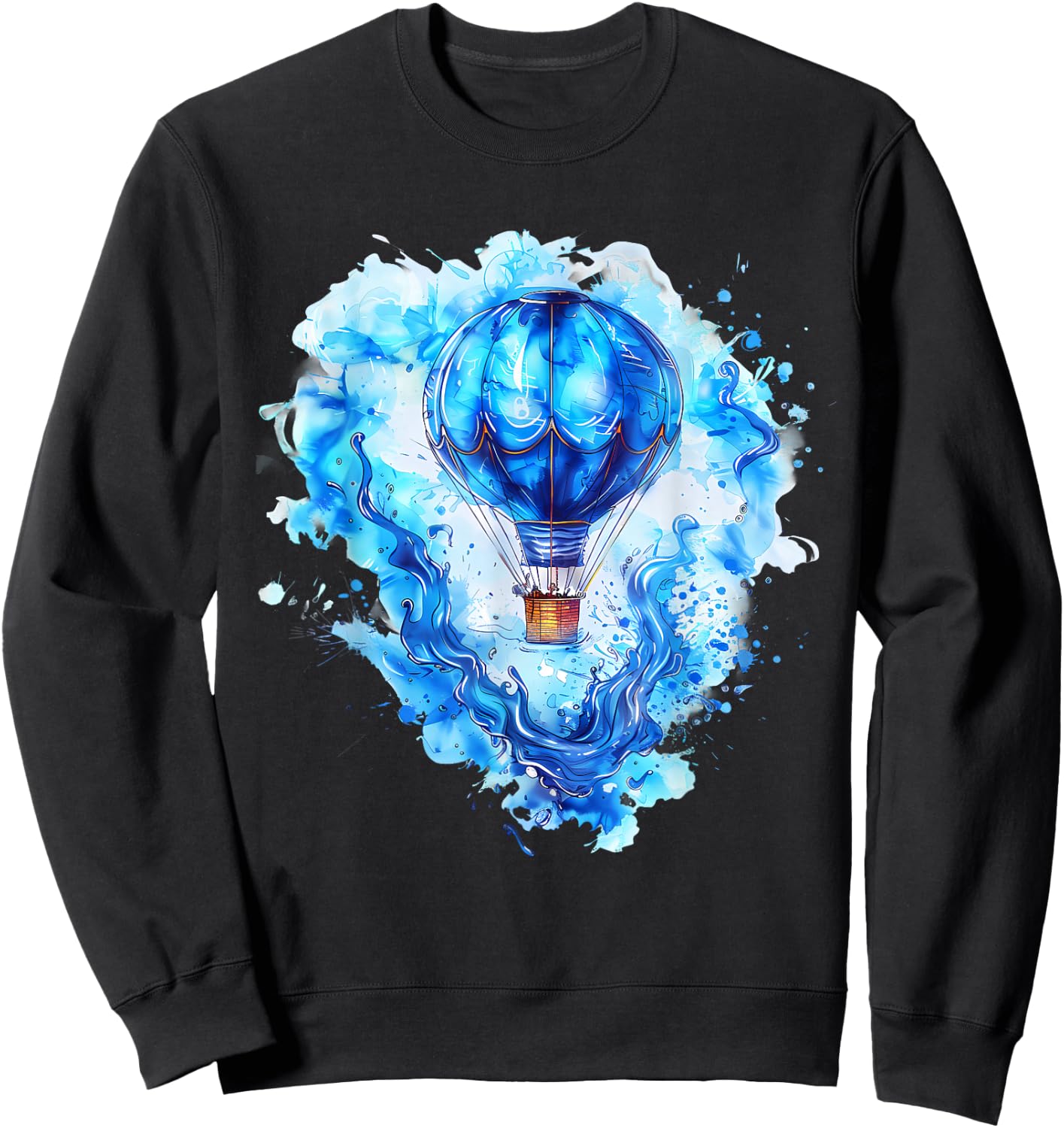 Hot Air Balloon Ride Festival Hot Air Ballooning Sweatshirt - Sweatshirt | Black