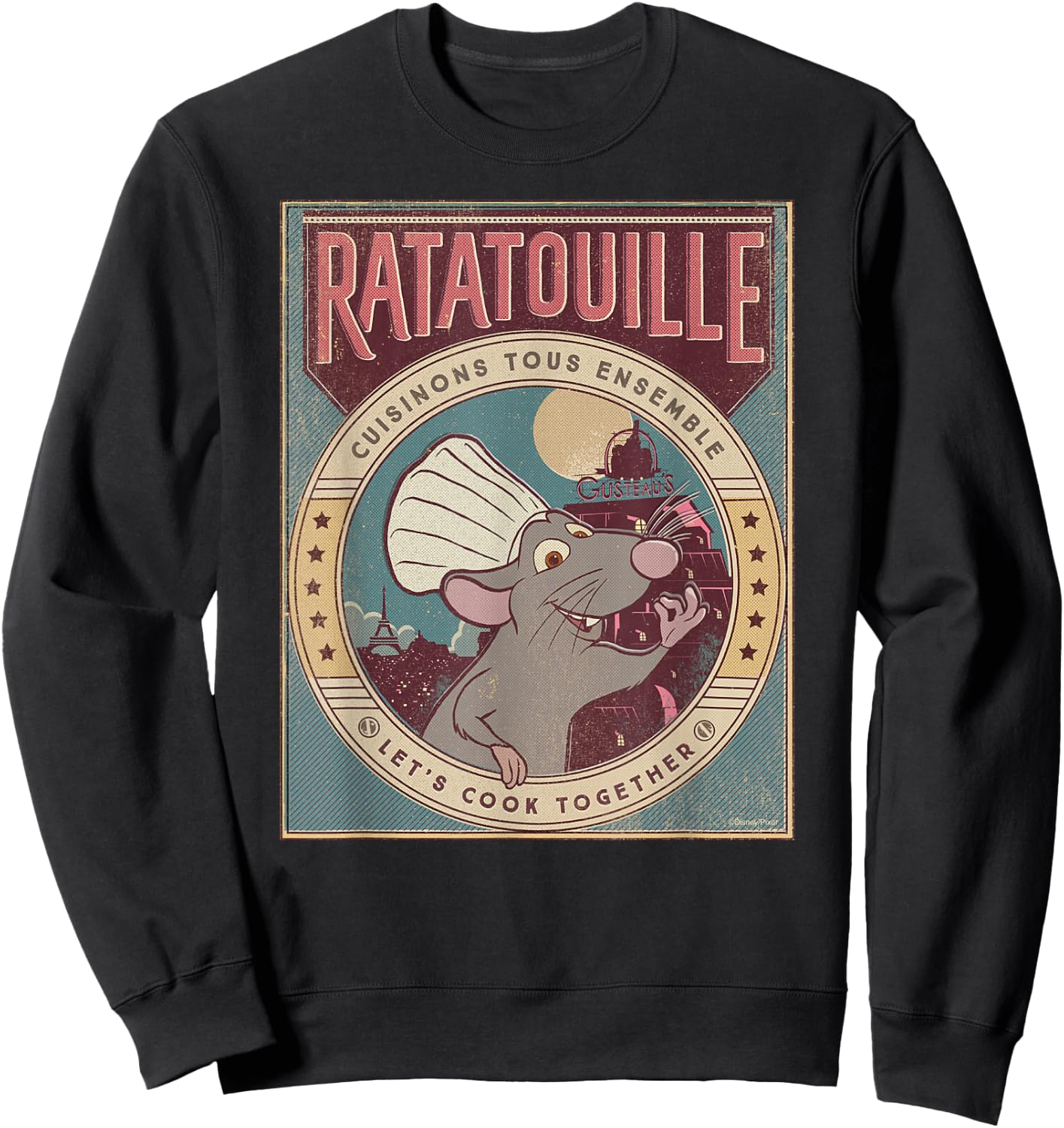 Disney and Pixar’s Ratatouille Chef Remy Let’s Cook Together Sweatshirt - Sweatshirt | Black