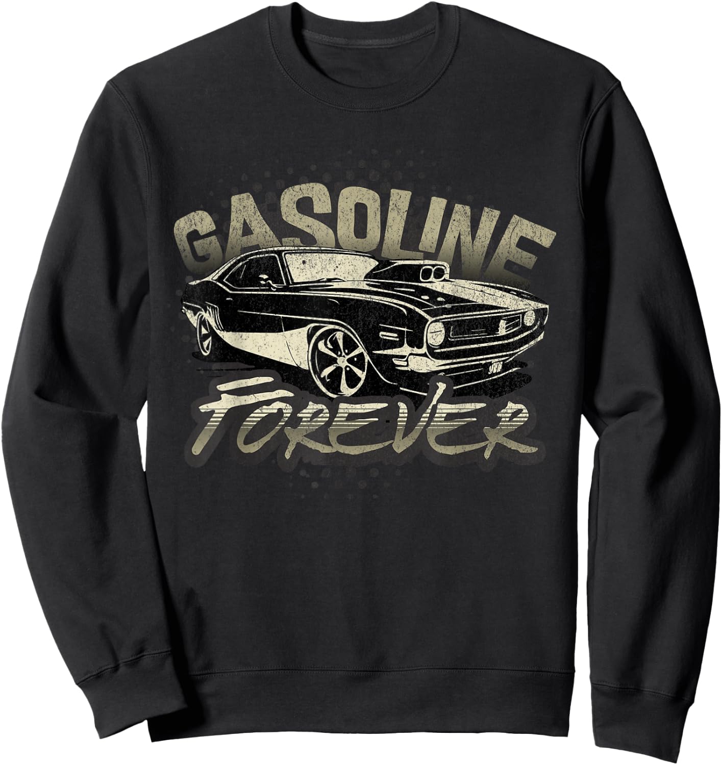 Gasoline Forever Sweatshirt - Sweatshirt | Black