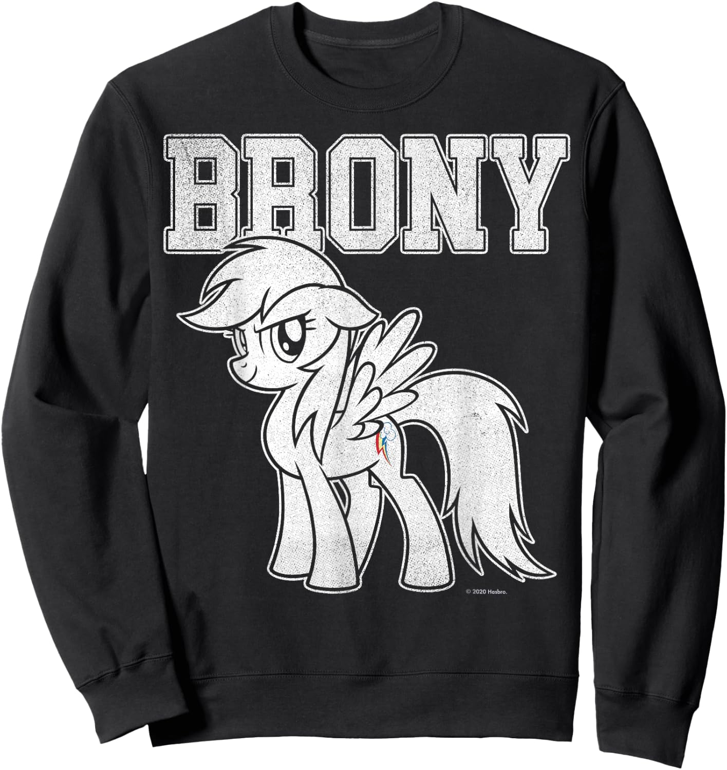 My Little Pony: Friendship is Magic Brony Collegiate Style Sweatshirt - Sweatshirt | Black