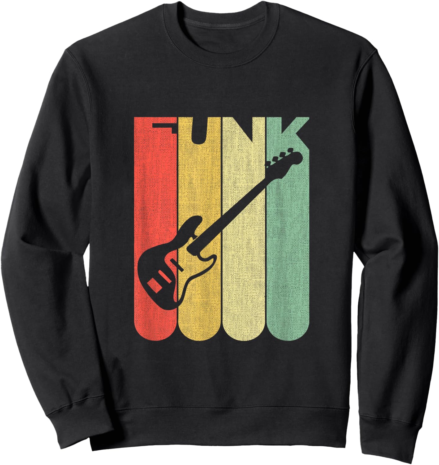Design for Funk-Loving Musicians, Bassists Sweatshirt - Sweatshirt | Black