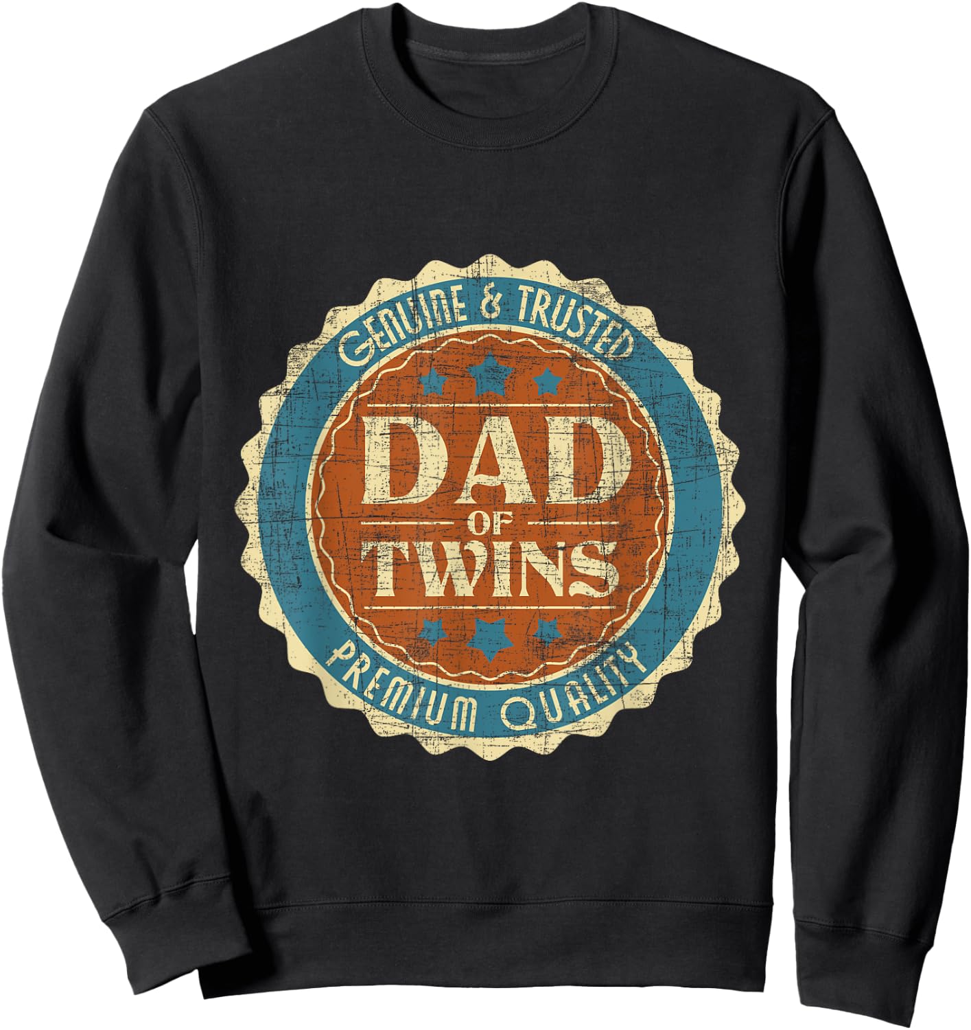 Dad Of Twins - Father Of Twins New Dad Sweatshirt - Sweatshirt | Black