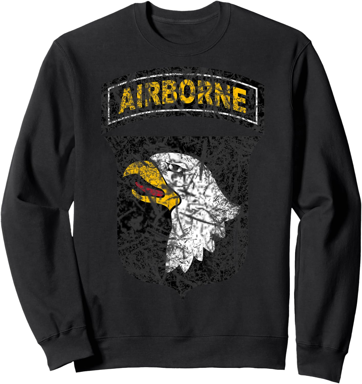 US Army 101st Airborne Sweatshirt - Sweatshirt | Black