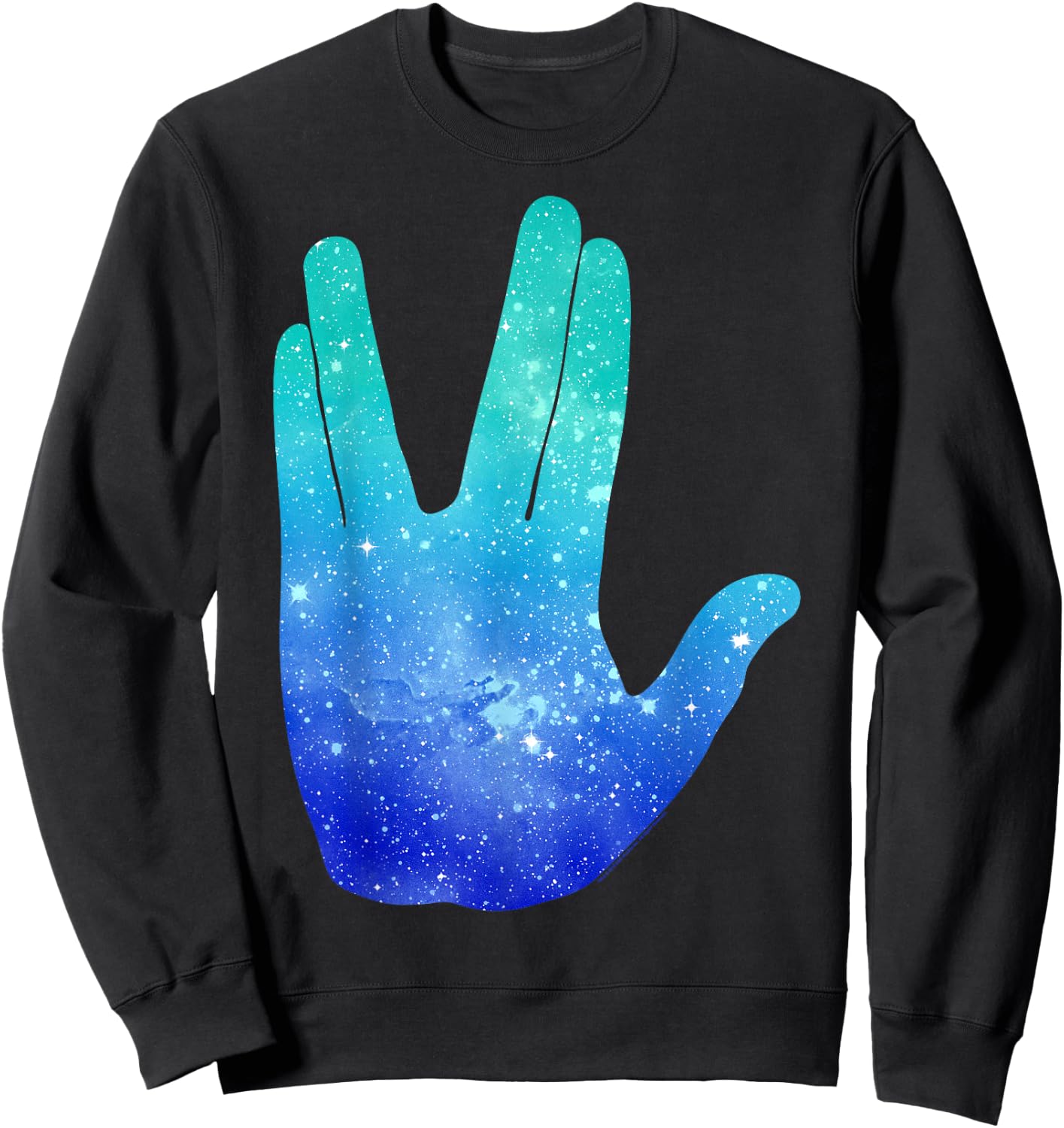 Star Trek The Original Series Live Long & Prosper Sweatshirt - Sweatshirt | Black