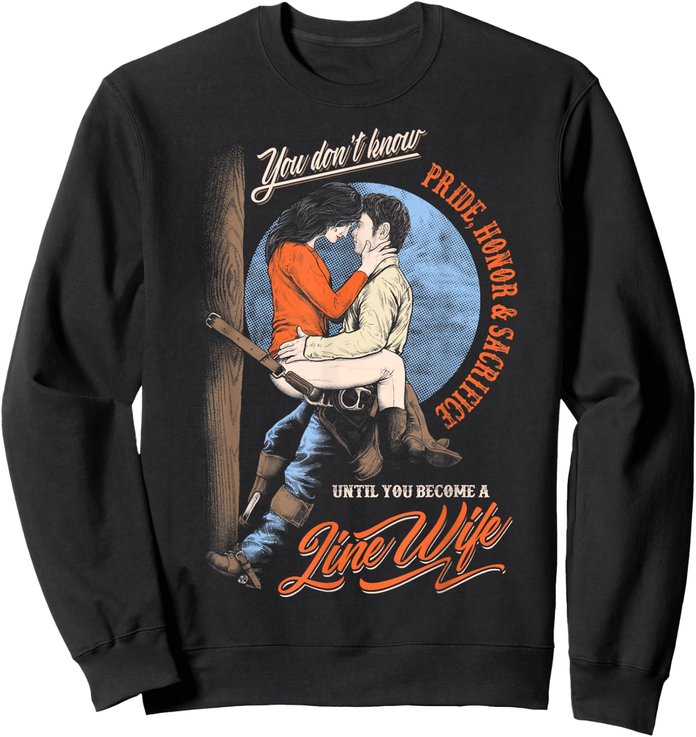 Until You Become A Linewife- Lineman Wife Sweatshirt - Sweatshirt | Black
