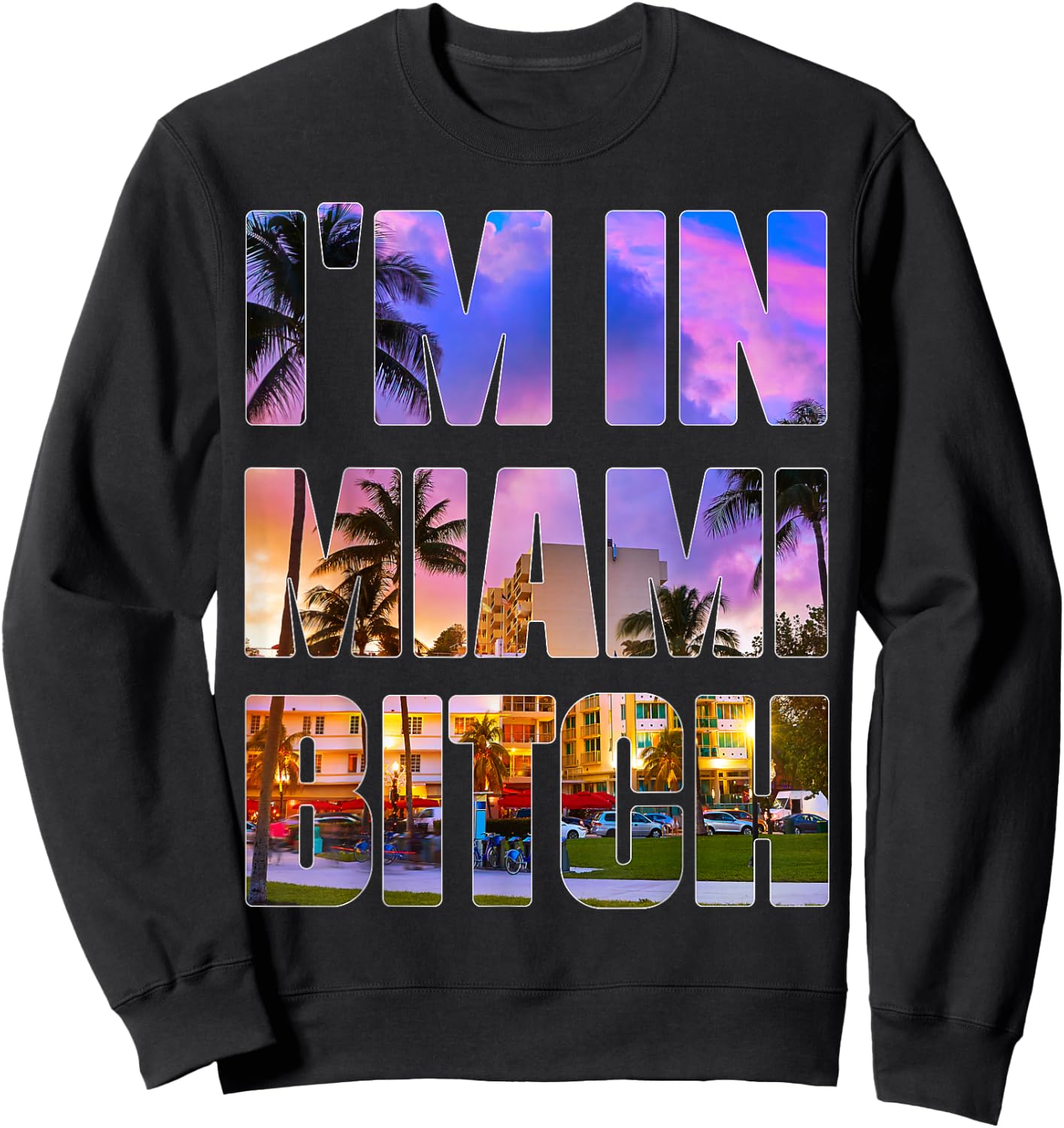 I'm In New York Bitch City Represent Parody Sweatshirt - Sweatshirt | Black