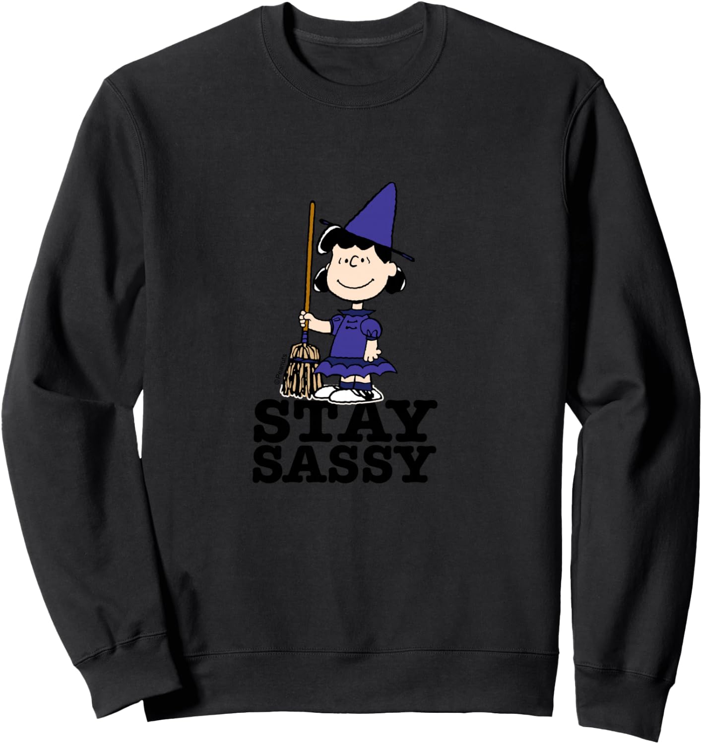 Peanuts - Halloween - Lucy Stay Sassy Sweatshirt - Sweatshirt | Black
