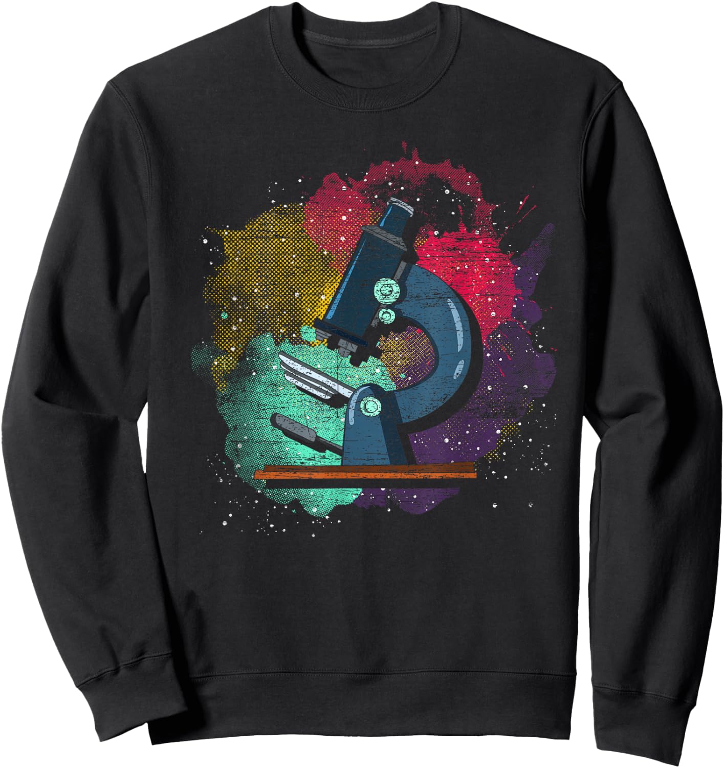 Lab Technician Microscope Medical Laboratory Scientist Sweatshirt - Sweatshirt | Black