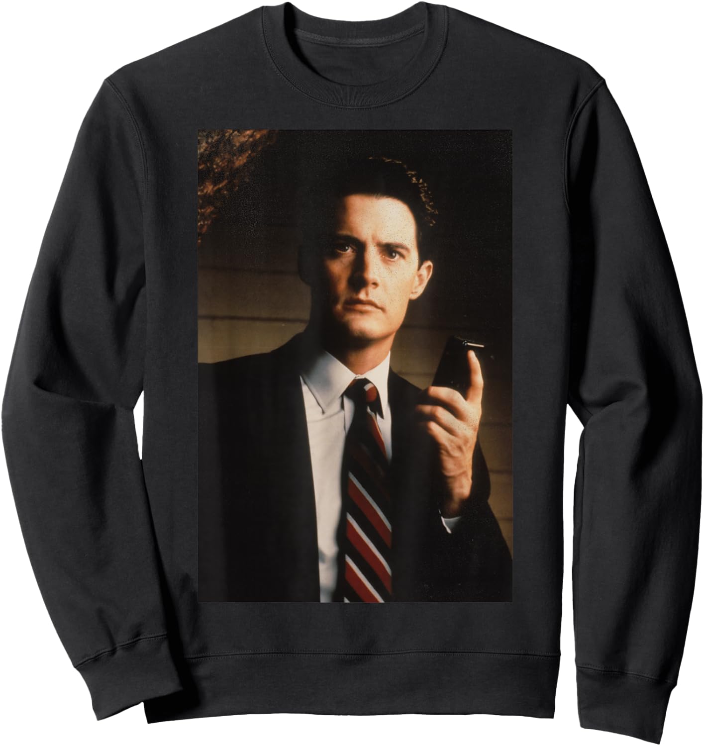 Twin Peaks Dale Cooper Portrait Graphic Sweatshirt - Sweatshirt | Black