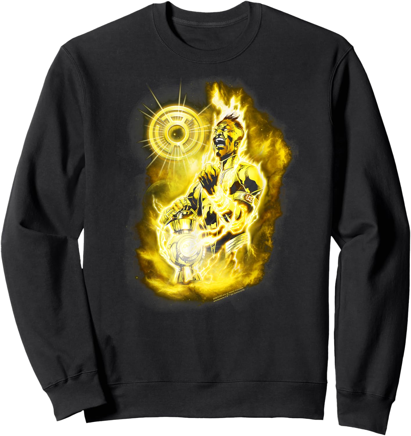 Green Lantern Sinestro Nebula Sweatshirt - Sweatshirt | Black