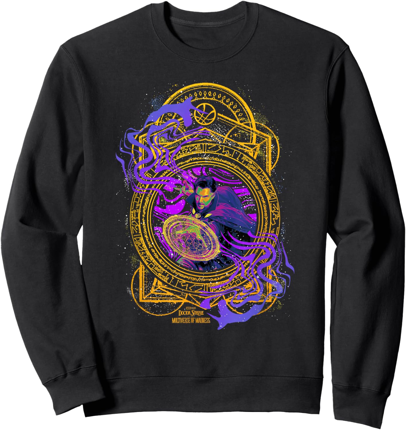 Marvel Doctor Strange in The Multiverse of Madness Portal Sweatshirt - Sweatshirt | Black