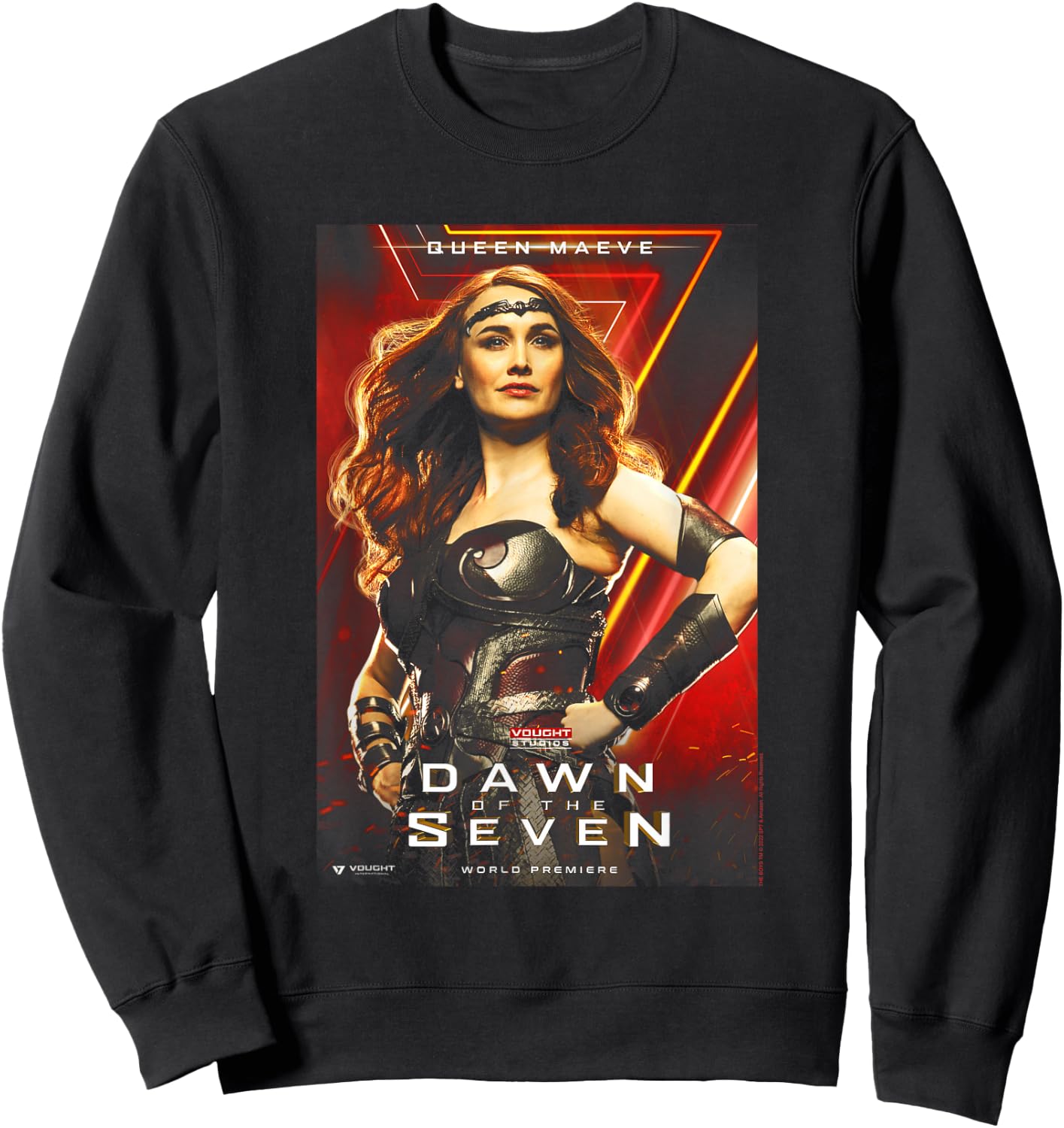 The Boys Queen Maeve Vought Poster Superhero TV Show Sweatshirt - Sweatshirt | Black