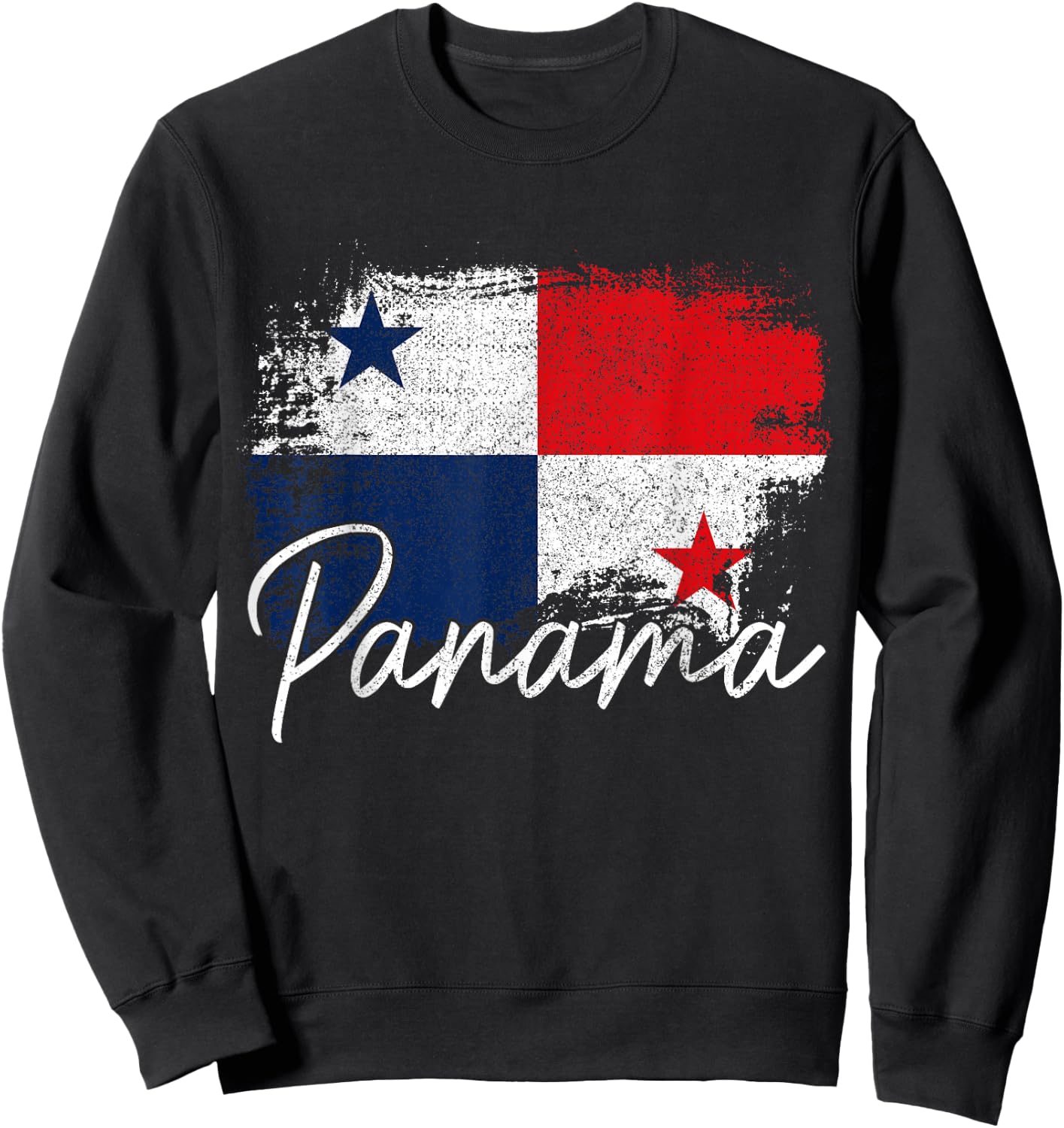 Panama Vintage Flag Panamanian Roots African Sweatshirt - Sweatshirt | Black