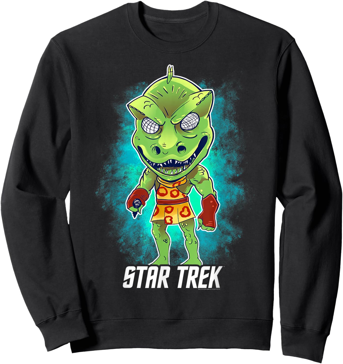Star Trek Original Series Gorn Posing Chibi Sweatshirt - Sweatshirt | Black