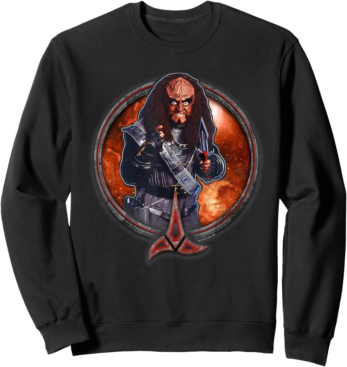Star Trek Gowron Sweatshirt - Sweatshirt | Black