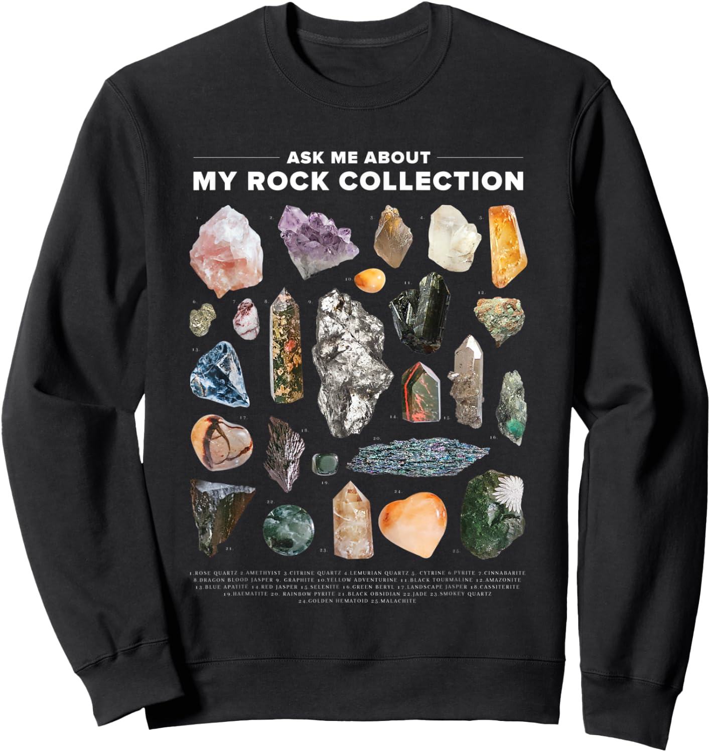 Ask me about my Rock Collection Sweatshirt - Sweatshirt | Black