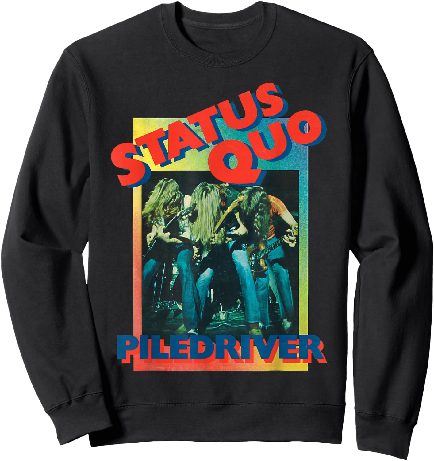 Status Quo - Piledriver Gradient Sweatshirt - Sweatshirt | Black