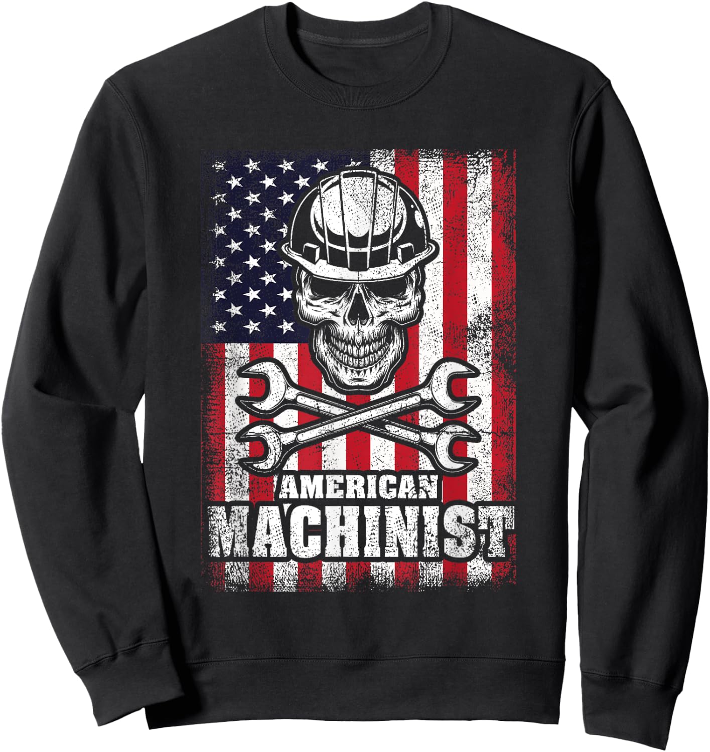 American Machinist Mechanic Machinist Operator Sweatshirt - Sweatshirt | Black