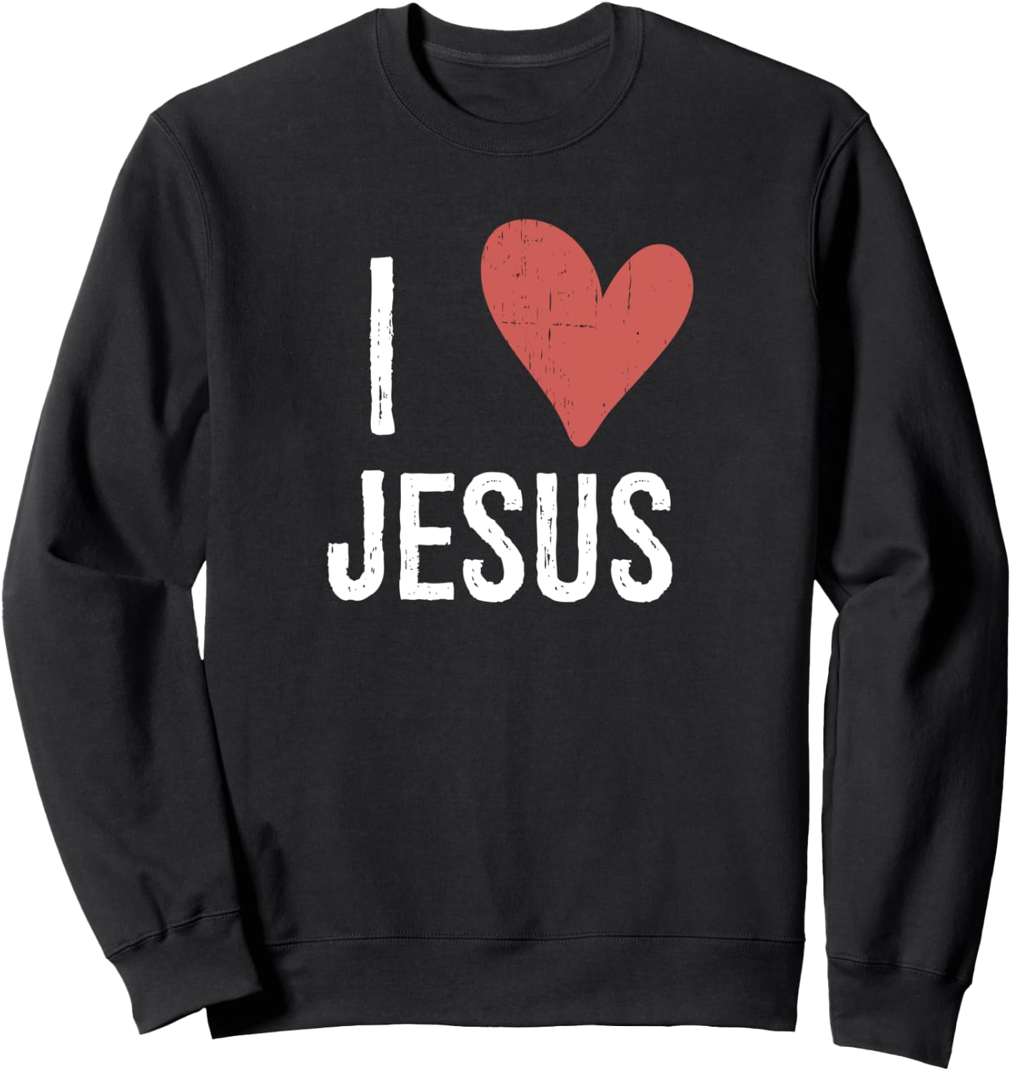 I Love Jesus Sweatshirt - Sweatshirt | Black
