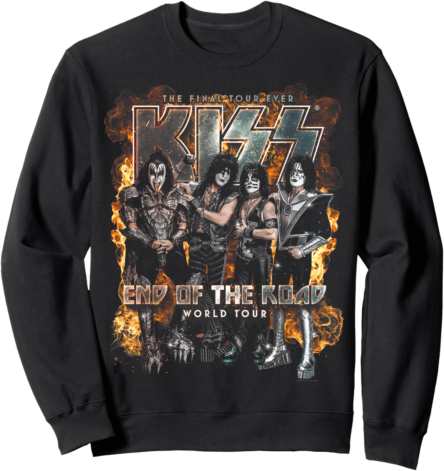 KISS - End of The Road Tour Event Small Sweatshirt - Sweatshirt | Black
