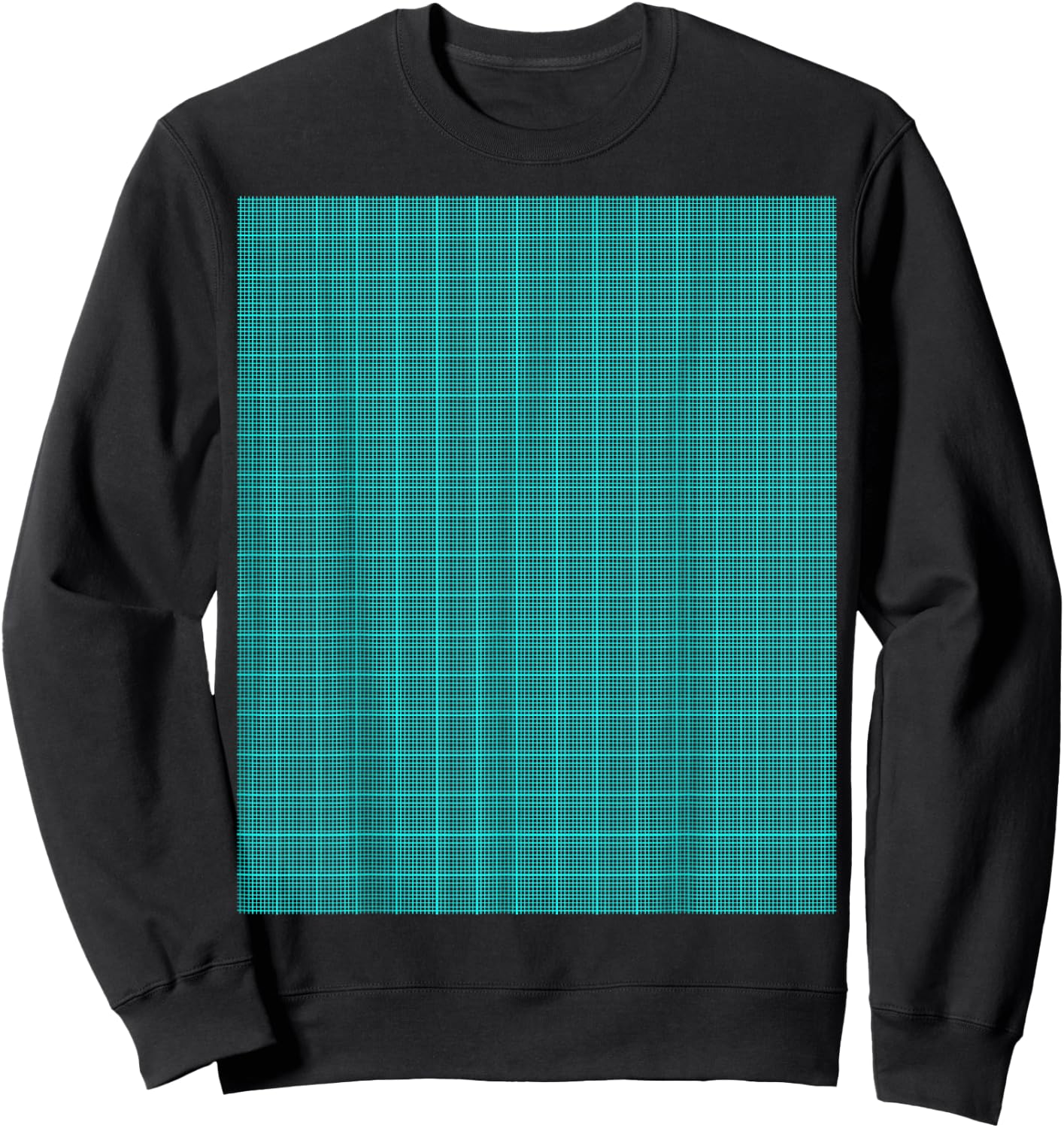 Graph Paper Grid Guides To Plot Graphs of Functions Data Fun Sweatshirt - Sweatshirt | Black
