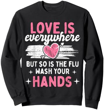 Vintage Flu Season Wash Your Hands Anti-Germ Sweatshirt - Sweatshirt | Black