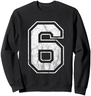 Number 6 Sweatshirt - Sweatshirt | Black