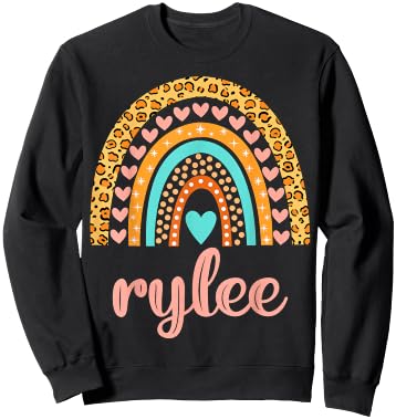 Rylee Rylee Name Birthday Shirt Gift Sweatshirt - Sweatshirt | Black