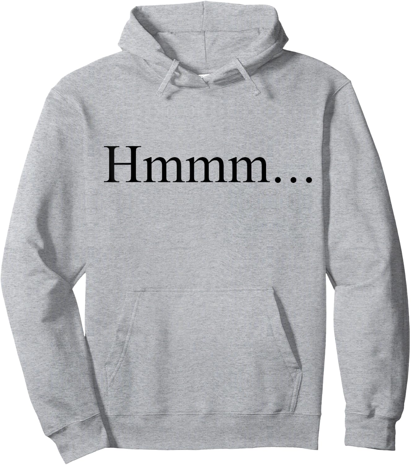 Hmmm... Hoodie - Hoodie | Ash