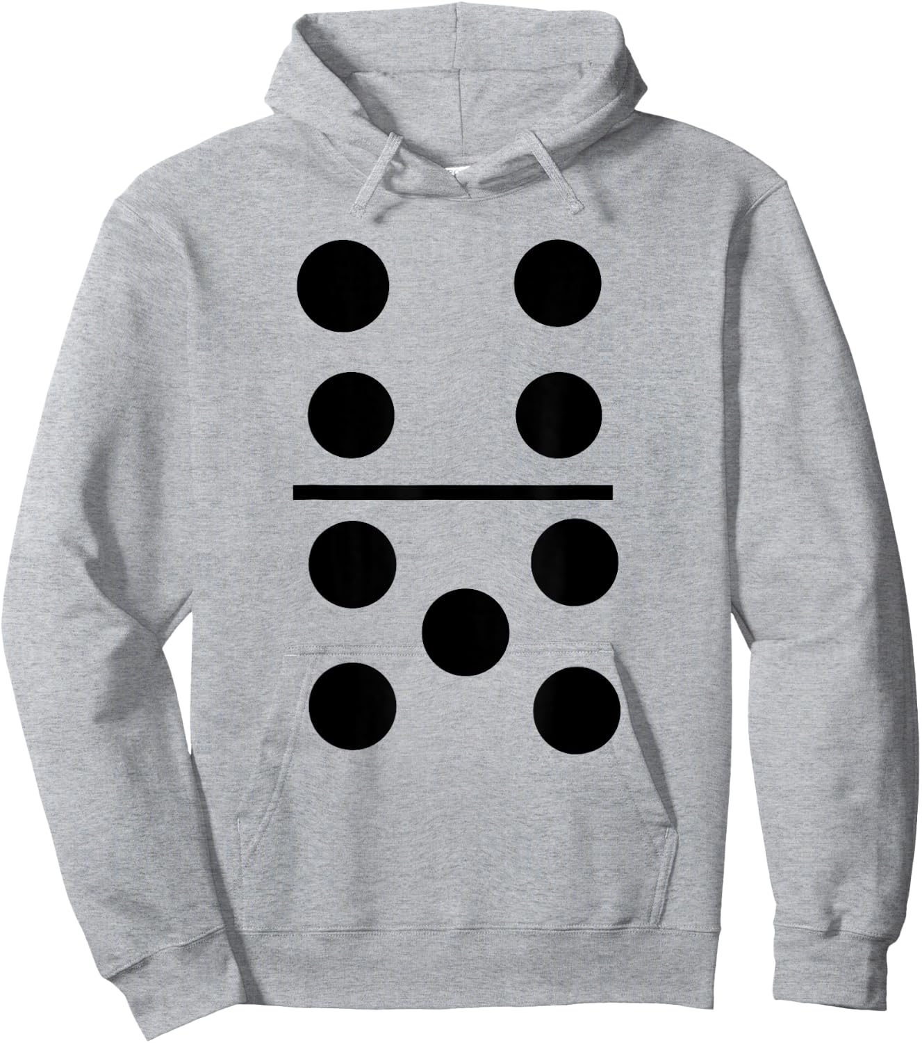 Big Domino Halloween Group Costume 4-5 Tile Hoodie - Hoodie | Ash