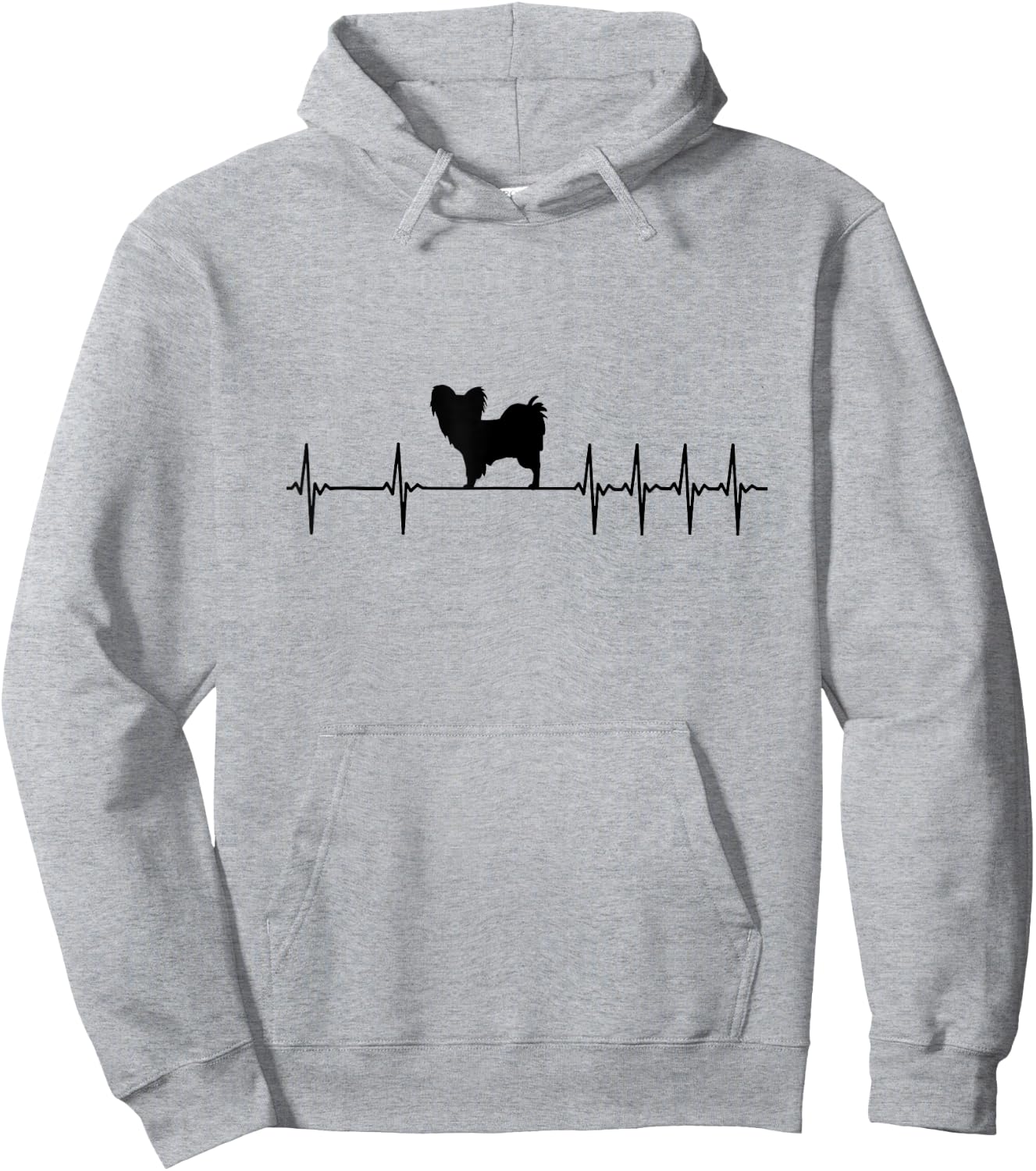 Papillon Dog Women Girls Kids Hoodie - Hoodie | Ash