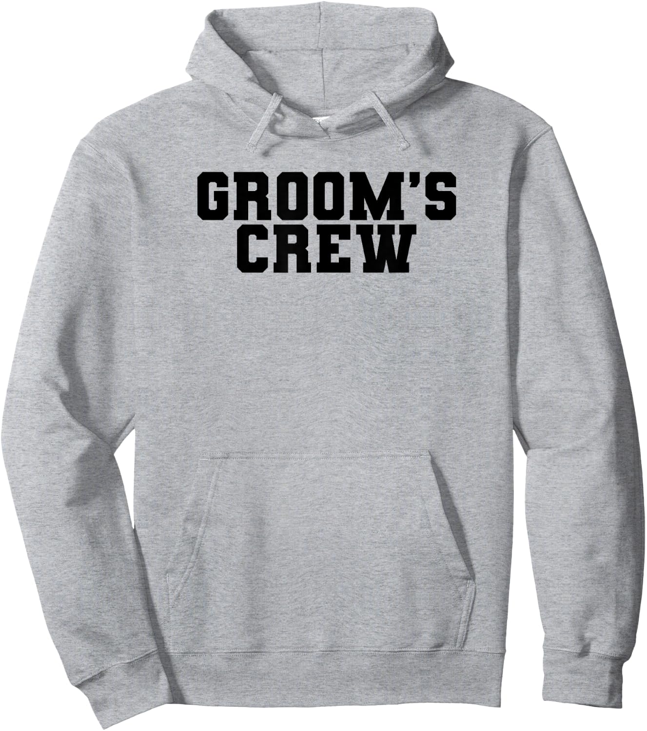 Groom's Crew Bachelor Party Wedding Men Funny Matching Group Hoodie - Hoodie | Ash