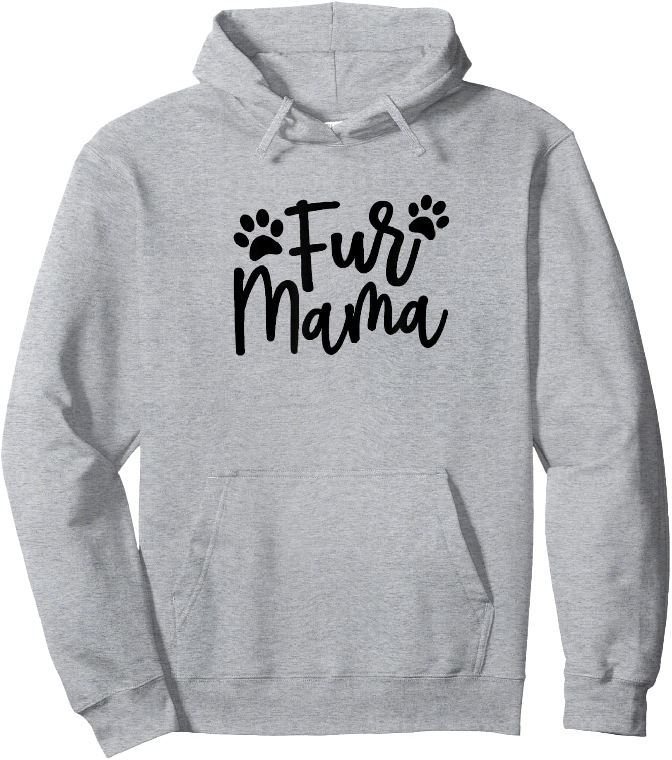 Fur Mama Gift Pet, Dog, and Cat Lovers Hoodie - Hoodie | Ash