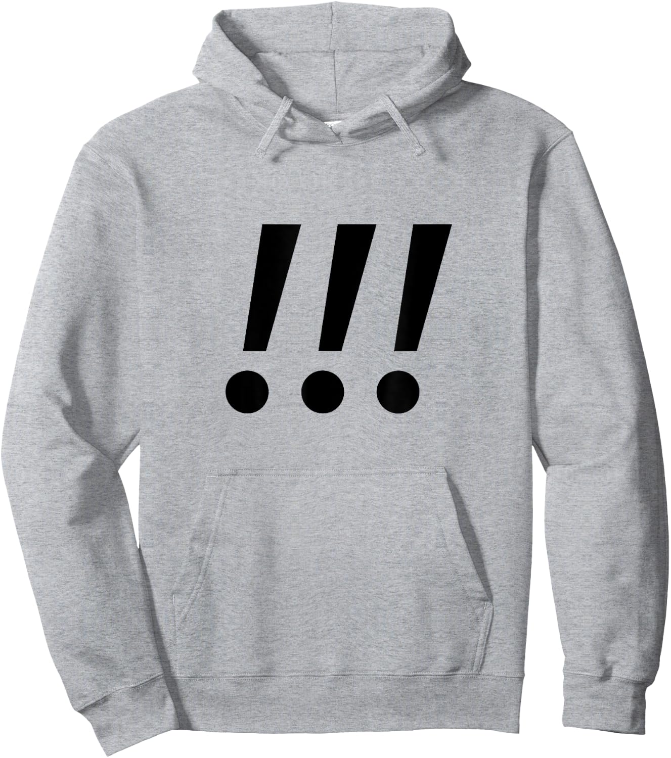 Exclamation Points Hoodie - Hoodie | Ash