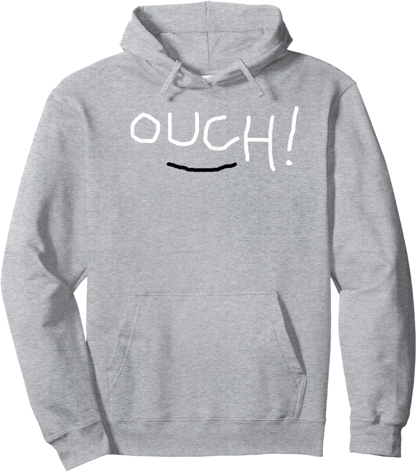 OUCH! CHAD MEME DESIGN incel stronk tough guy work out gym Hoodie - Hoodie | Ash