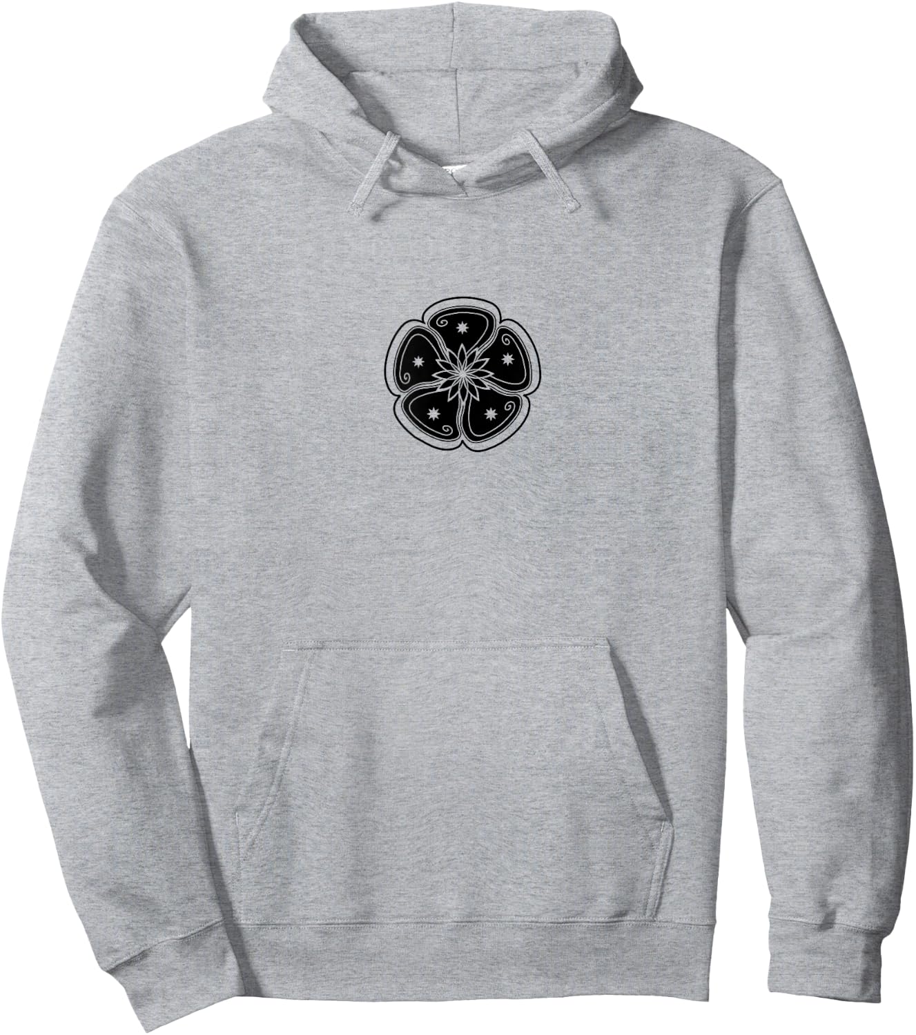 Peyote Cactus Symbol Mandala Lophophora Williamsii Desert Hoodie - Hoodie | Ash