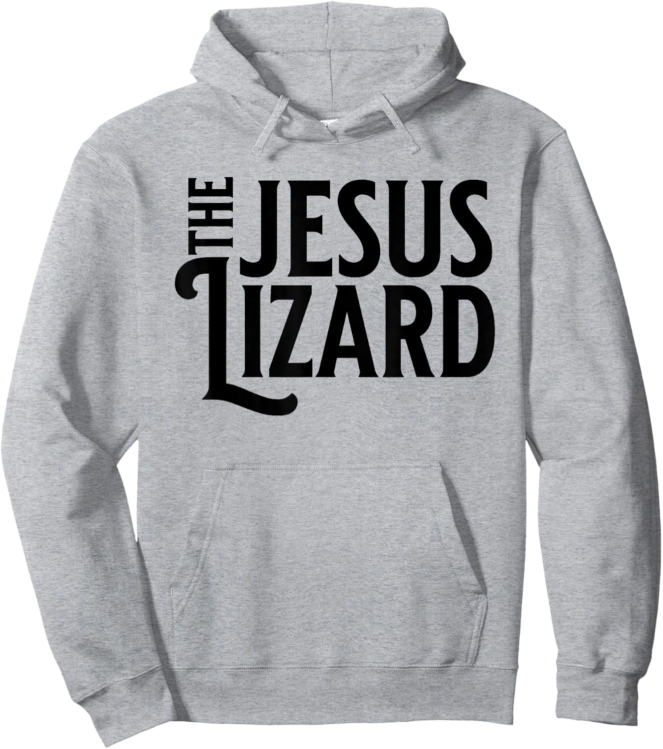 The Jesus Lizard Black Retro Vintage Text On Hoodie - Hoodie | Ash